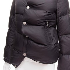 JUNYA WATANABE 2007 down feather deconstructed asymmetric snap buttons jacket