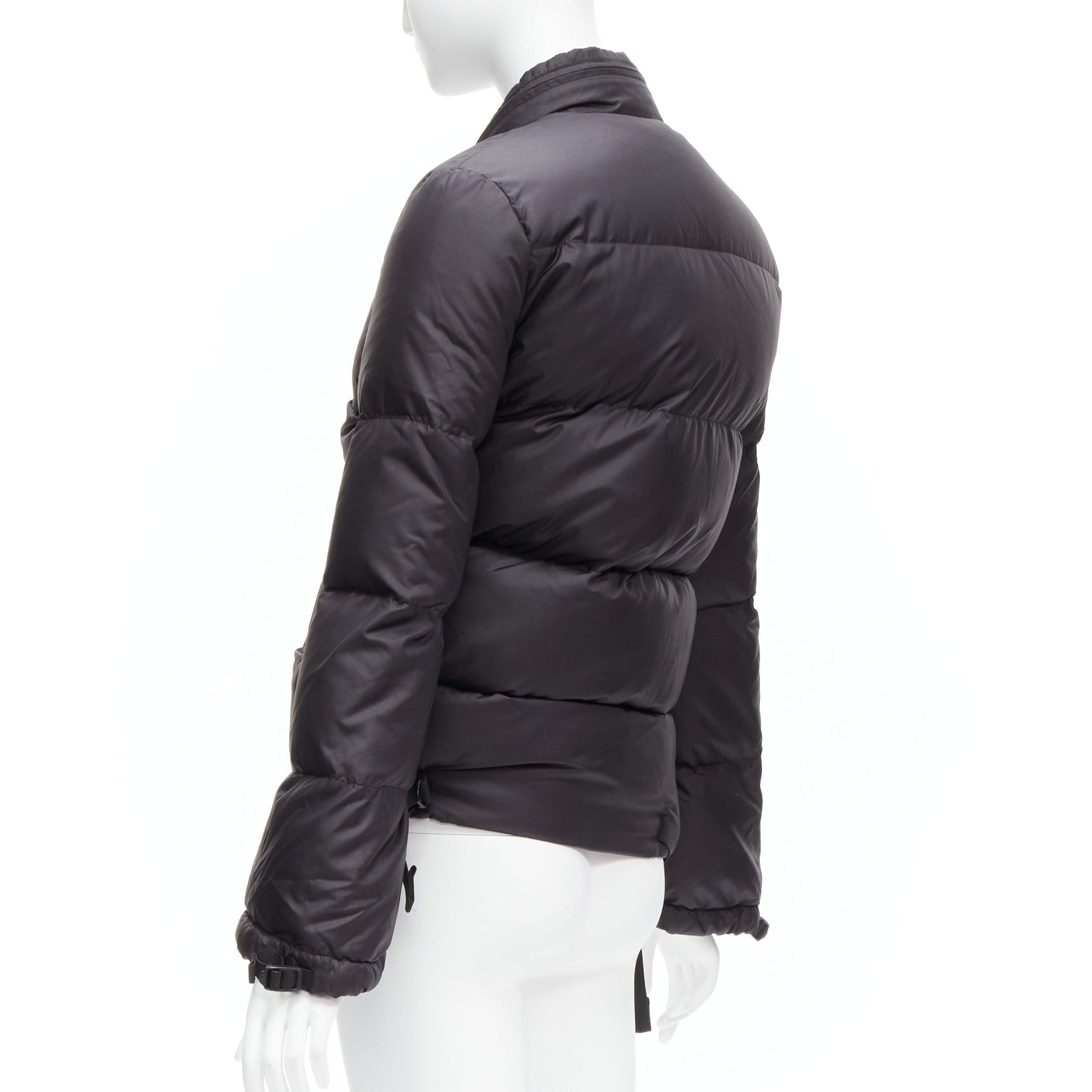 JUNYA WATANABE 2007 graphite grey down feather deconstructed asymmetric jacket 3