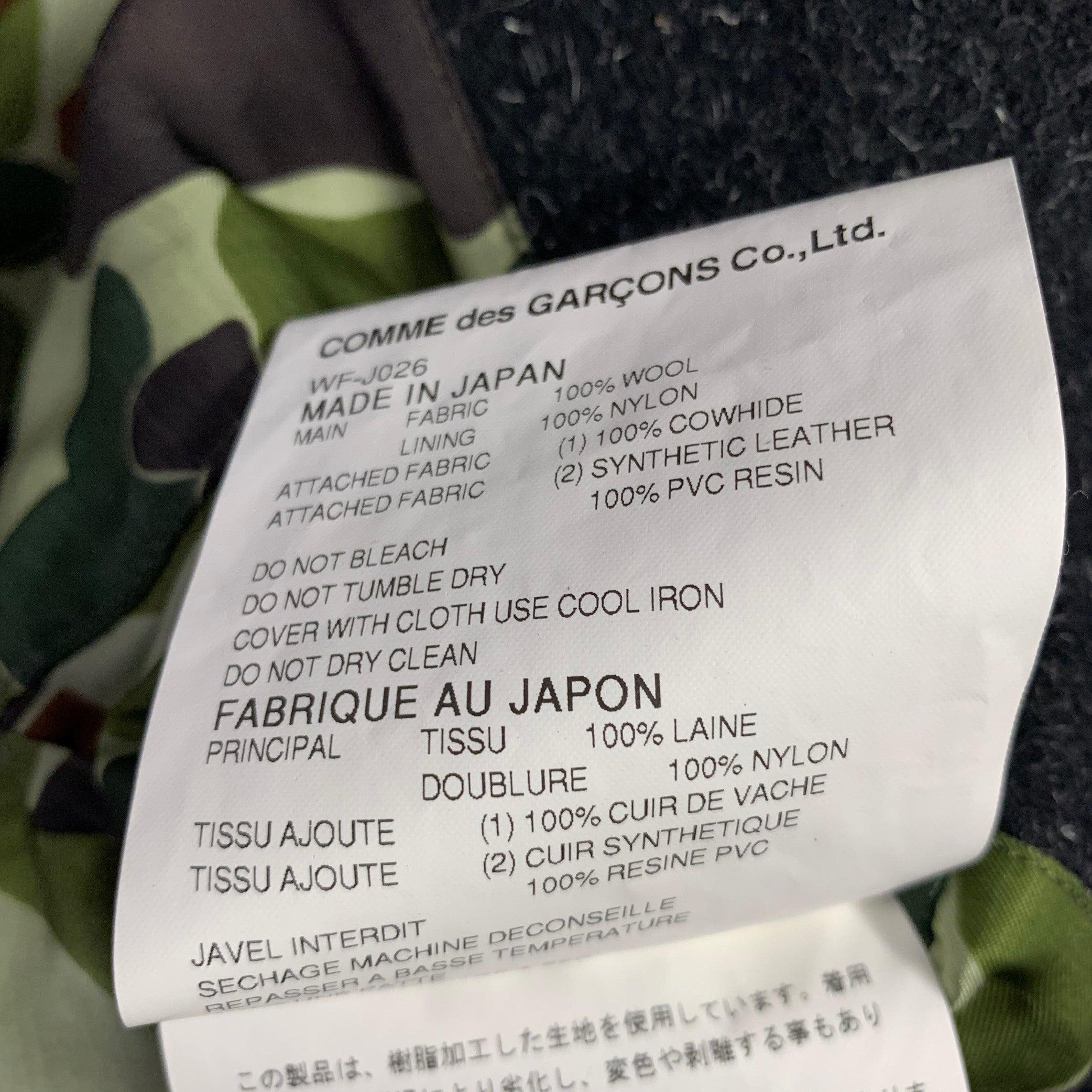 JUNYA WATANABE 2010 Size L Grey Black Wool Peak Lapel Sport Coat For Sale 3