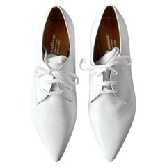 JUNYA WATANABE 2010s DERBIES IN PELLE BIANCA