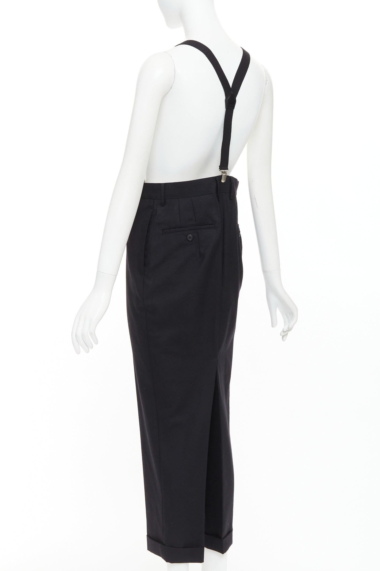 Junya WatanabeE 2012 pantalon harem taille haute en laine noire M. Pour femmes en vente