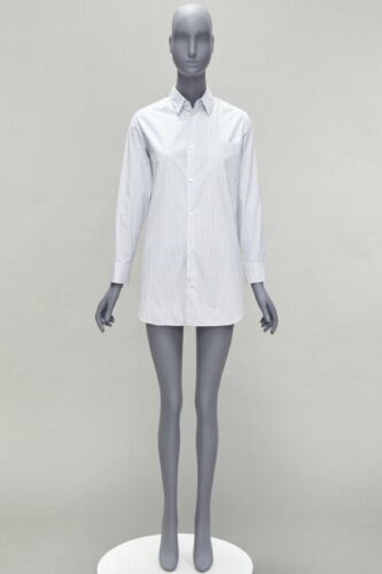 JUNYA WATANABE 2016 - Tunique à rayures bleues et blanches et dos fendu XS en vente 5
