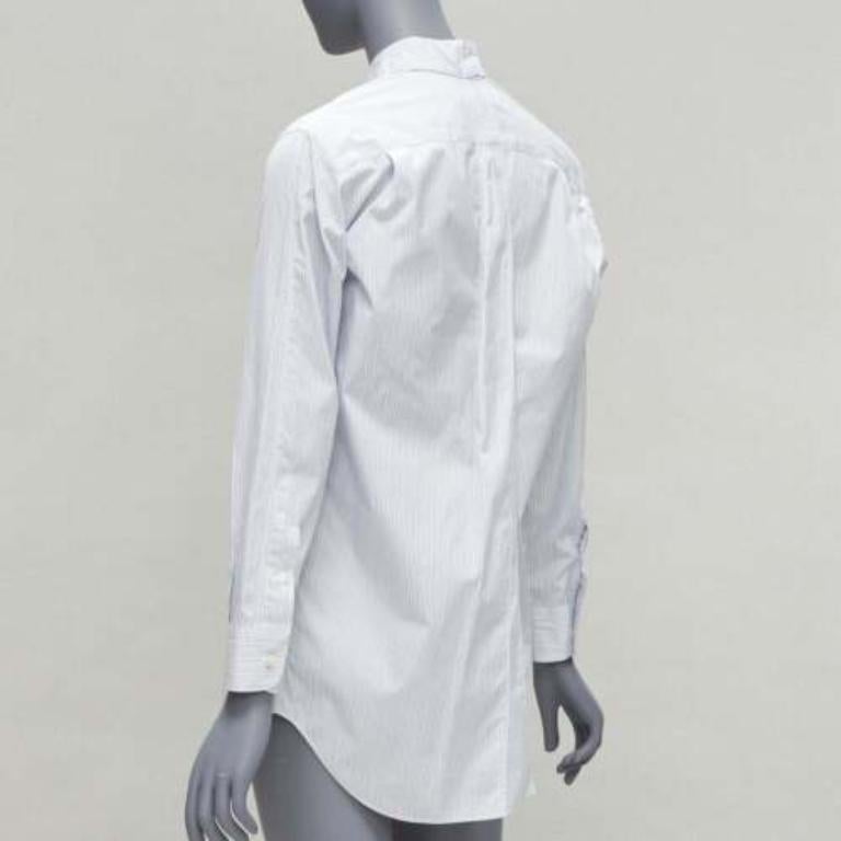 JUNYA WATANABE 2016 - Tunique à rayures bleues et blanches et dos fendu XS en vente 1