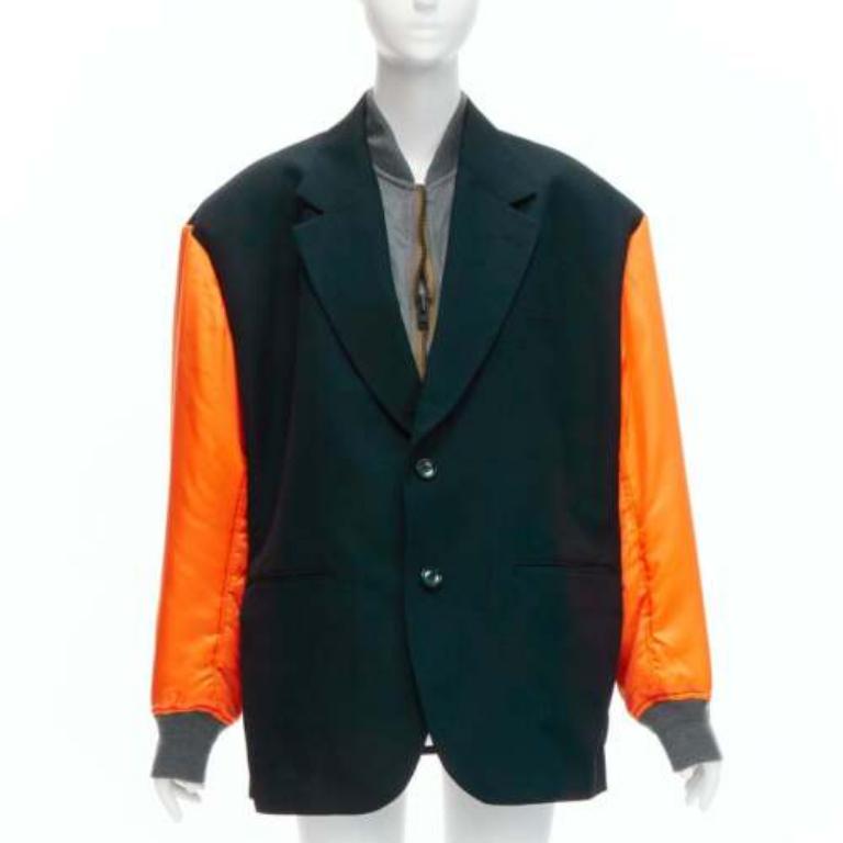JUNYA WATANabe 2021 Runway Giacca bomber blazer reversibile destrutturata MA-1 S
Riferimento: TGAS/D00717
Marchio: Junya Watanabe
Designer: Junya Watanabe
Collezione: 2021 - Pista
Materiale: Lana, nylon, poliestere
Colore: Nero, Verde
Modello: Tinta