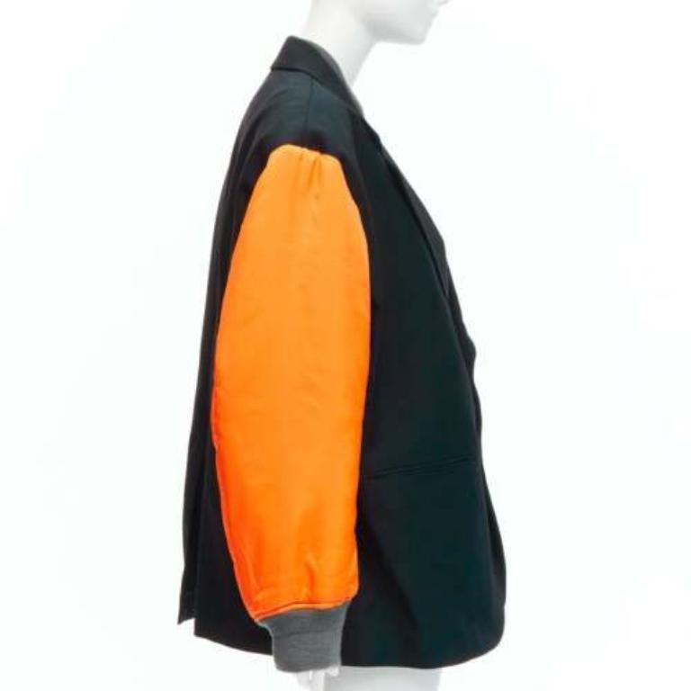 Donna JUNYA WATANabe 2021 Runway Giacca bomber blazer reversibile destrutturata MA-1 S in vendita