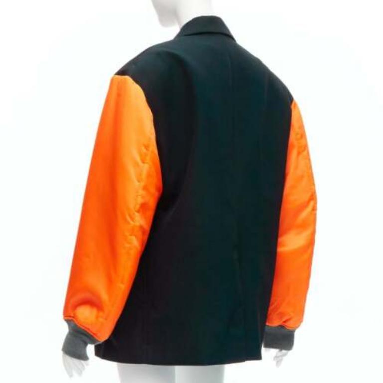 JUNYA WATANabe 2021 Runway Giacca bomber blazer reversibile destrutturata MA-1 S in vendita 4