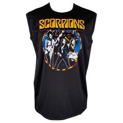 JUNYA WATANABE 2022 Size S Black Rock Concert Cotton Sleeveless T-shirt