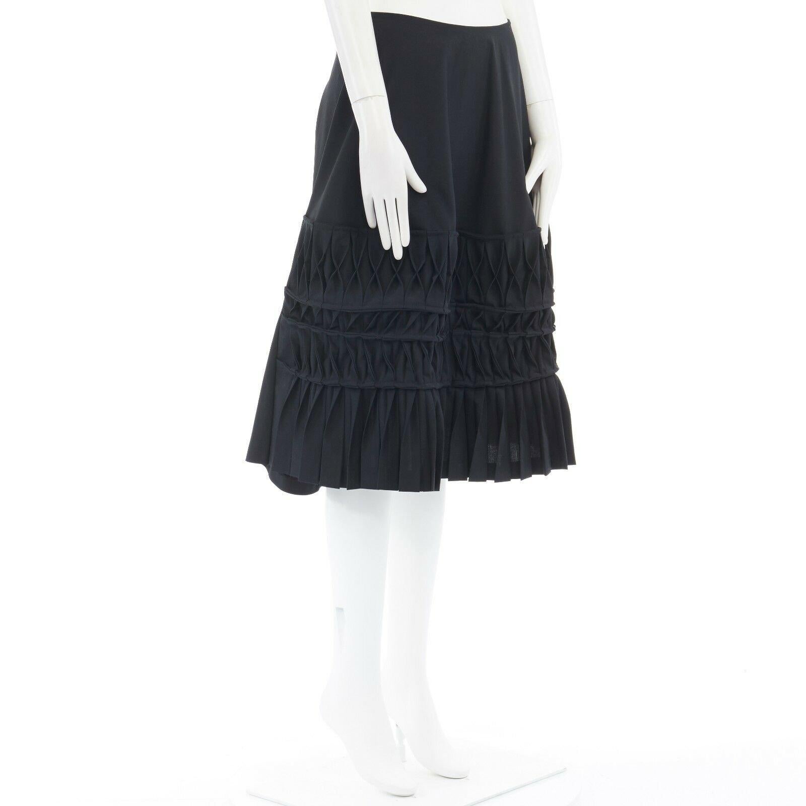 origami pleated skirt