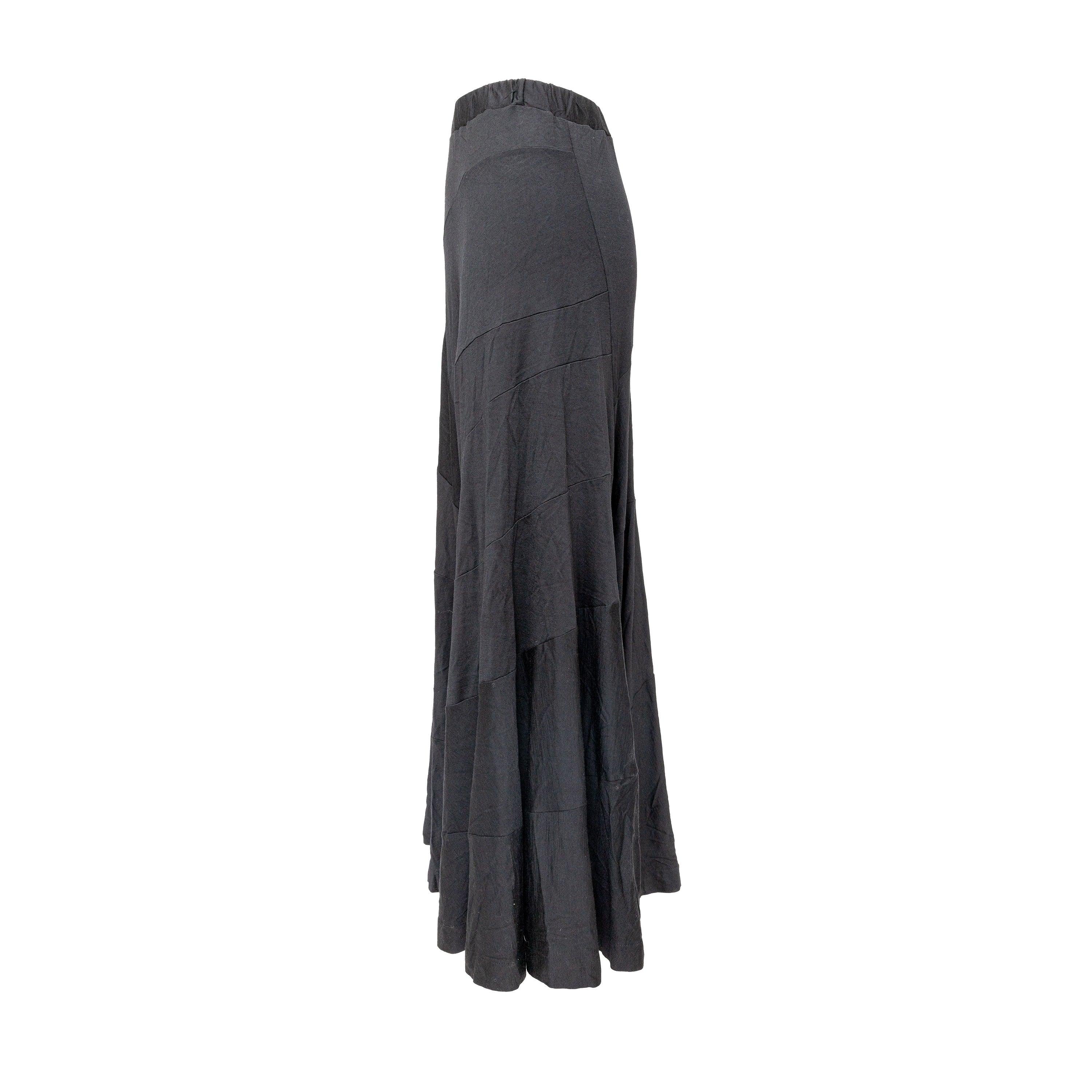 Black Junya Watanabe Asymmetric Loose Trousers - '10s For Sale