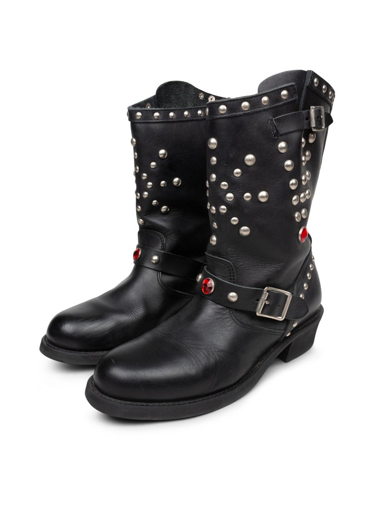 Junya Watanabe AW2002 Studded Engineer Boots at 1stDibs | junya 