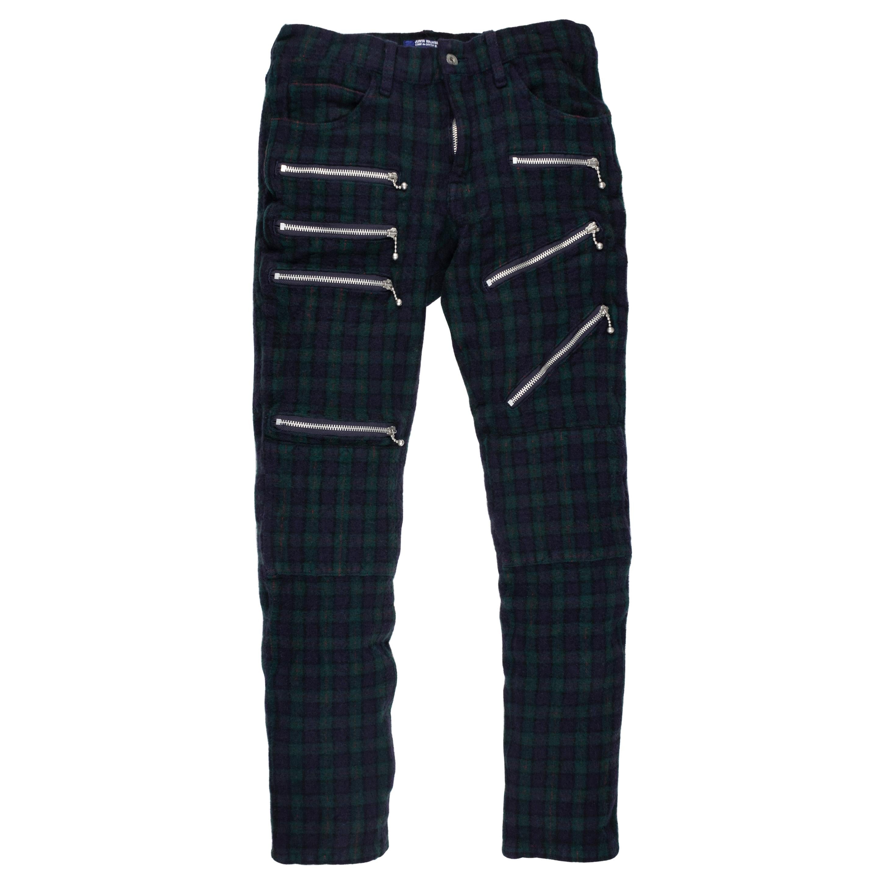 Junya Watanabe AW2007 Plaid Zipper Pants