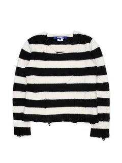 Junya Watanabe AW2014 Distressed Striped Sweater
