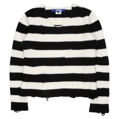 Junya Watanabe AW2014 Distressed Striped Sweater