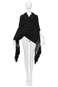 Junya Watanabe Black Braided & Fringe Top 2014