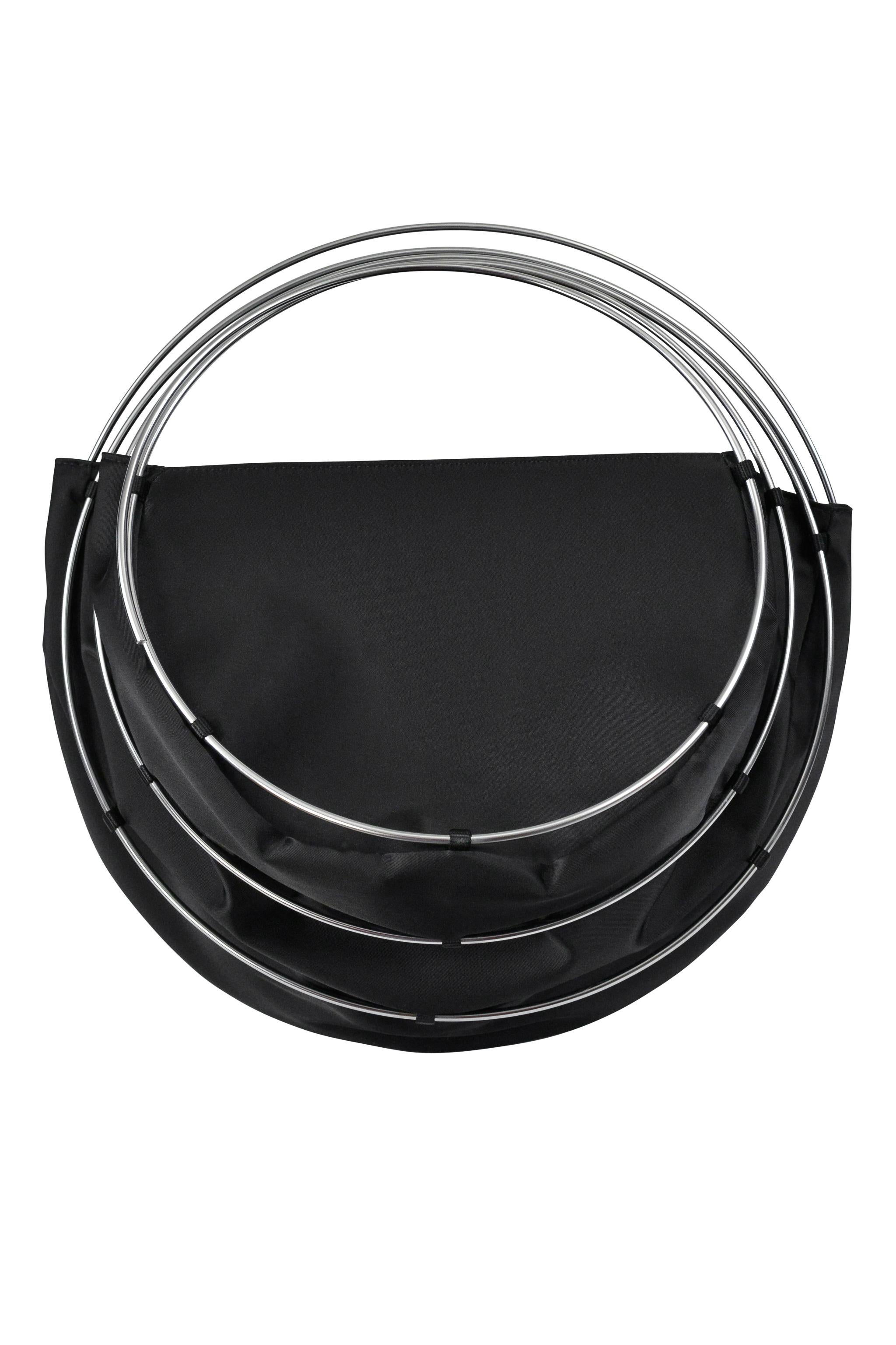 Junya Watanabe Bolso Jaula Negro Con Anillas Metálicas Aw 1999-2000 en Excelente estado para la venta en Los Angeles, CA