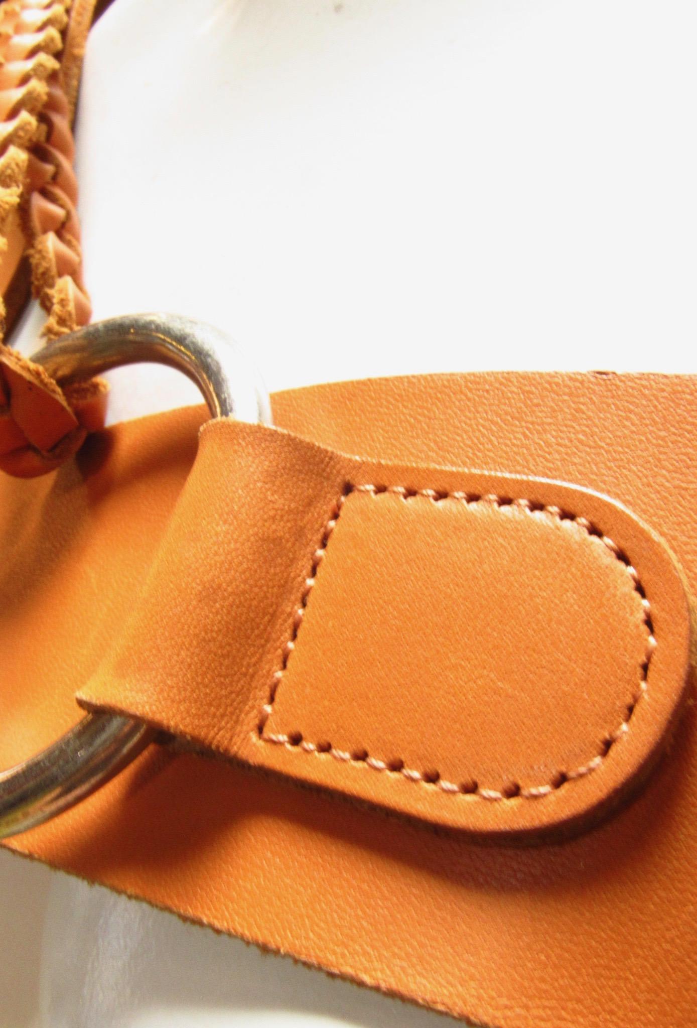 Marrone Cintura in pelle intrecciata Junya Watanabe in vendita