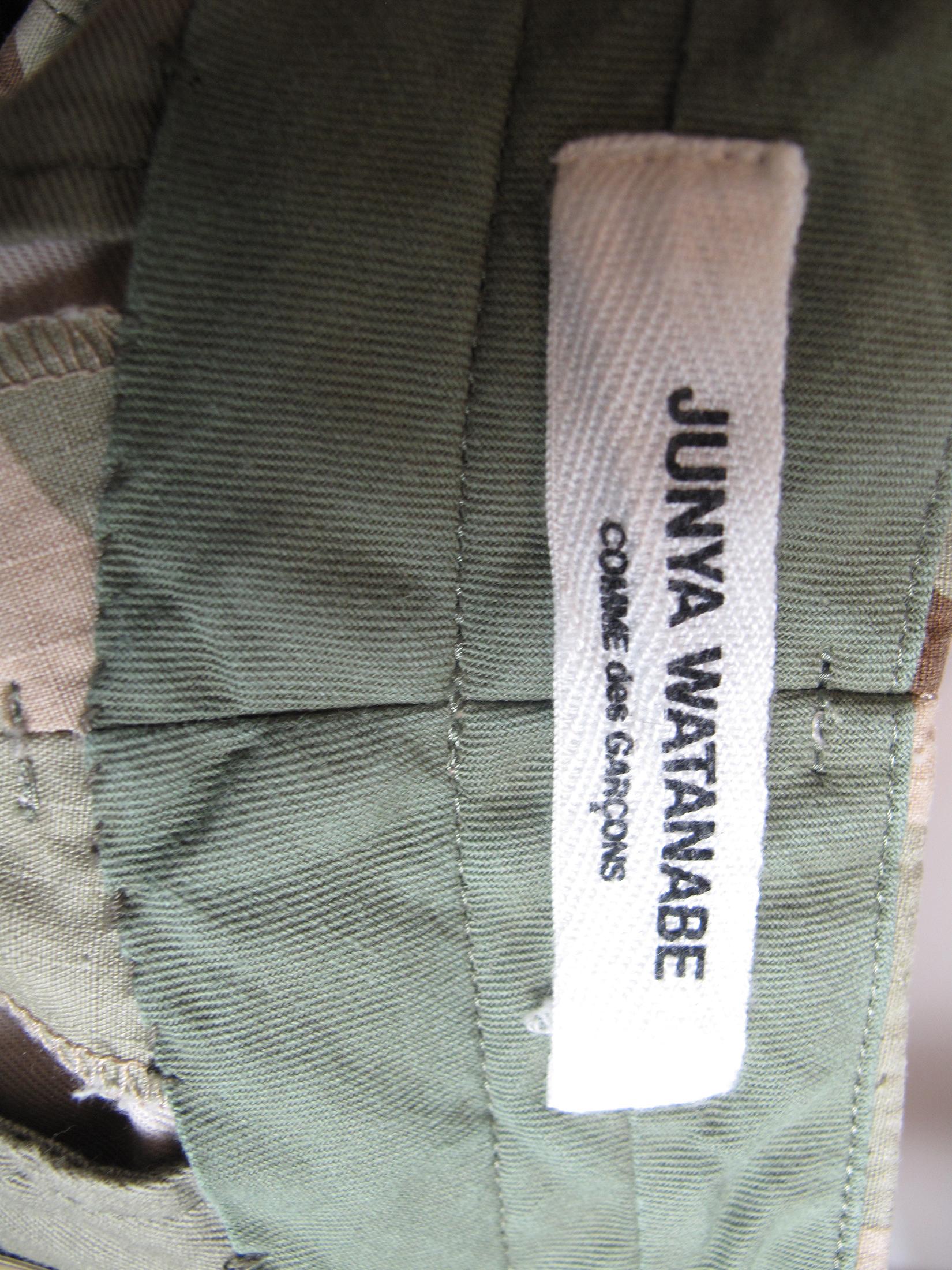 JUNYA WATANABE Camo Mini Skirt, 2005 In Excellent Condition In Austin, TX