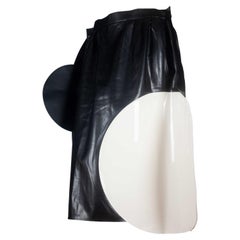 Junya Watanabe CDG Faux Leather Skirt with Circles, 2014