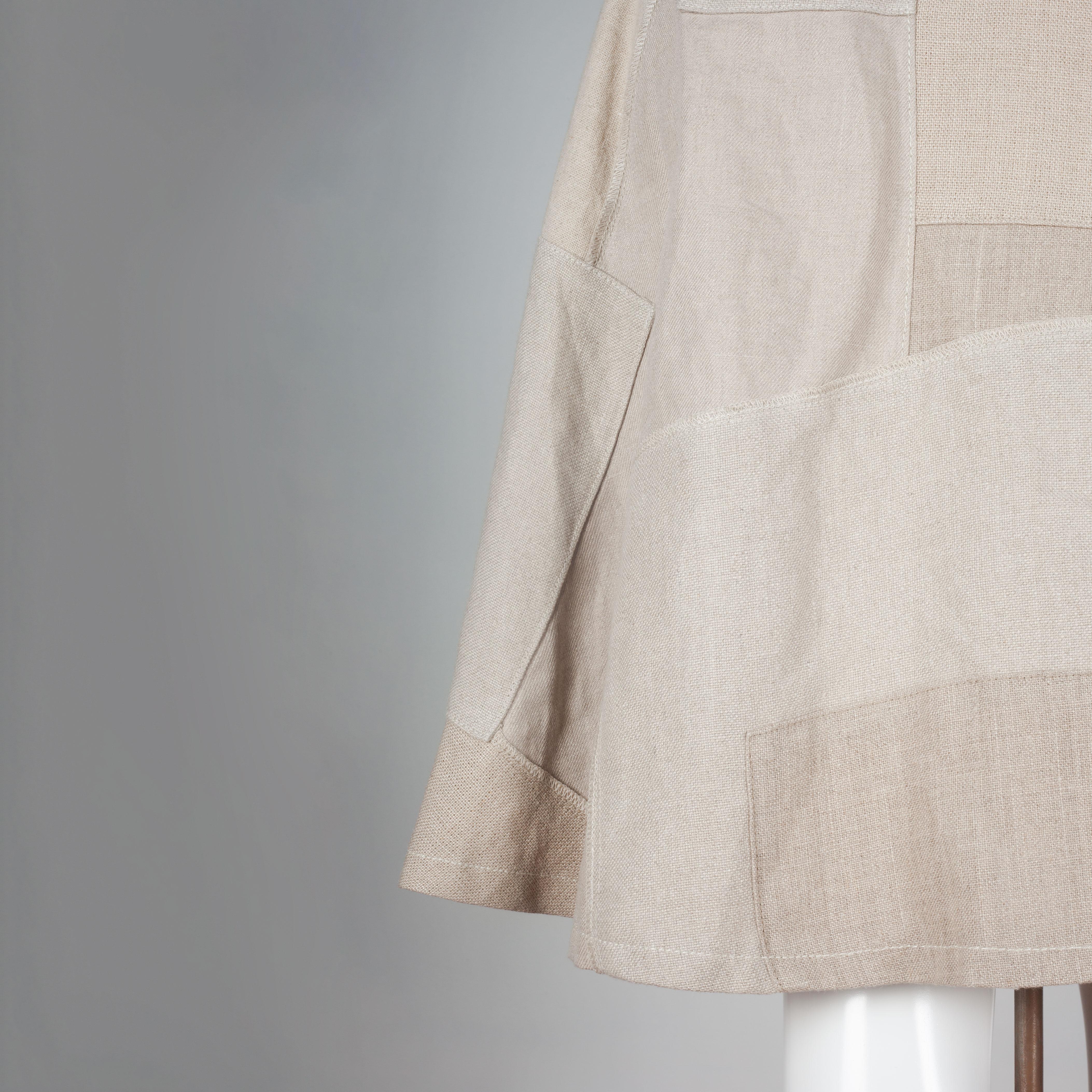 Junya Watanabe CDG Linen A-Line Skirt, 2013 7