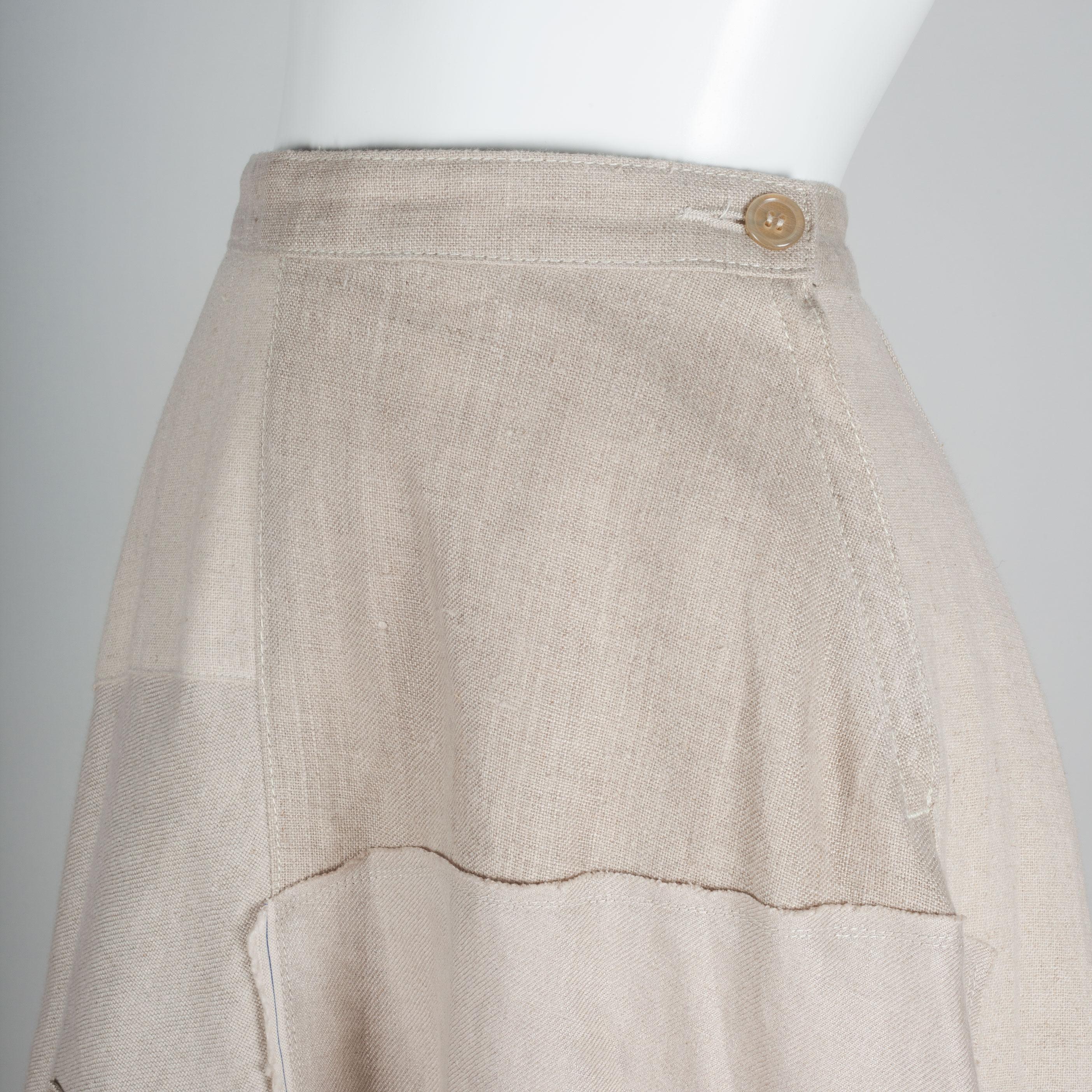 Junya Watanabe CDG Linen A-Line Skirt, 2013 1
