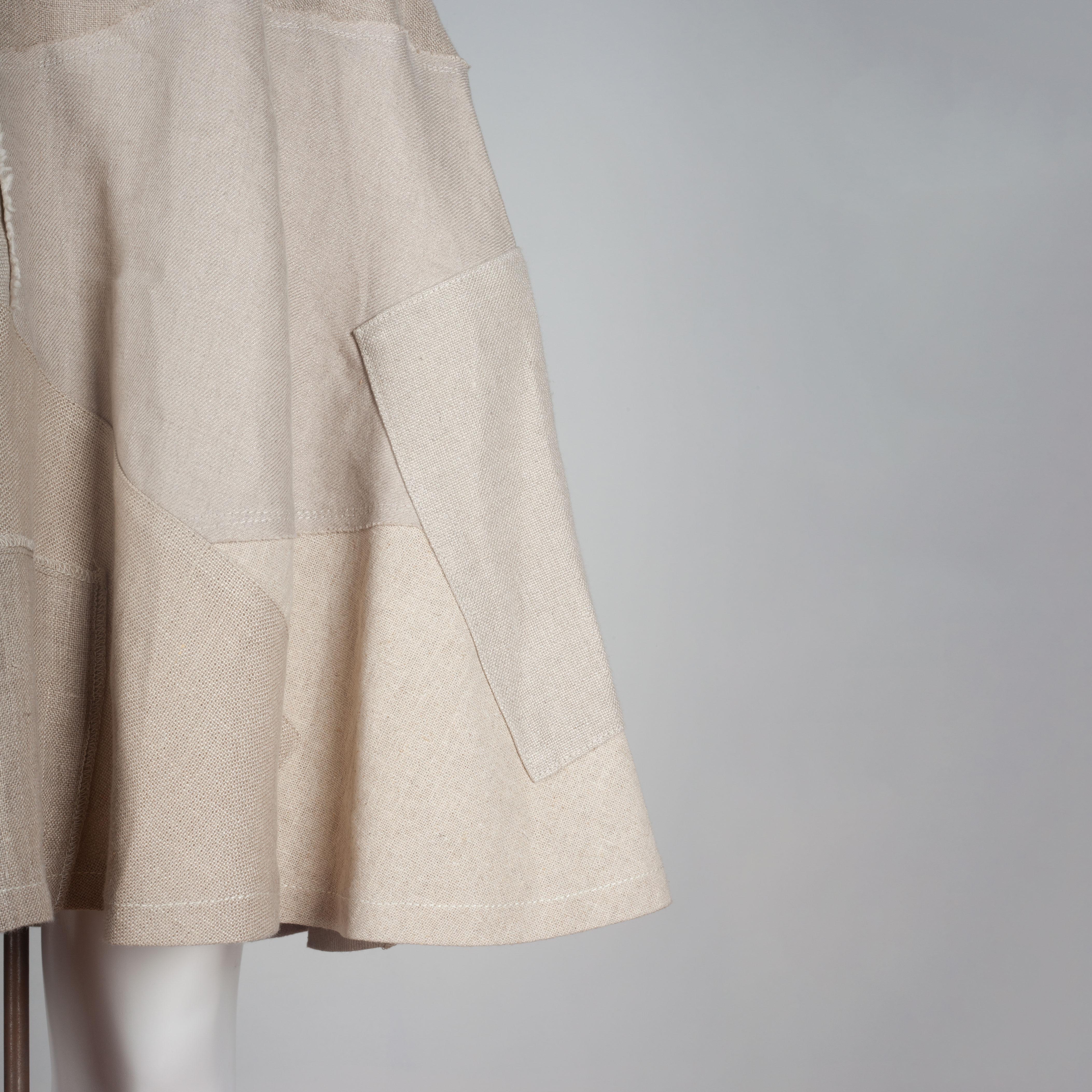 Junya Watanabe CDG Linen A-Line Skirt, 2013 3