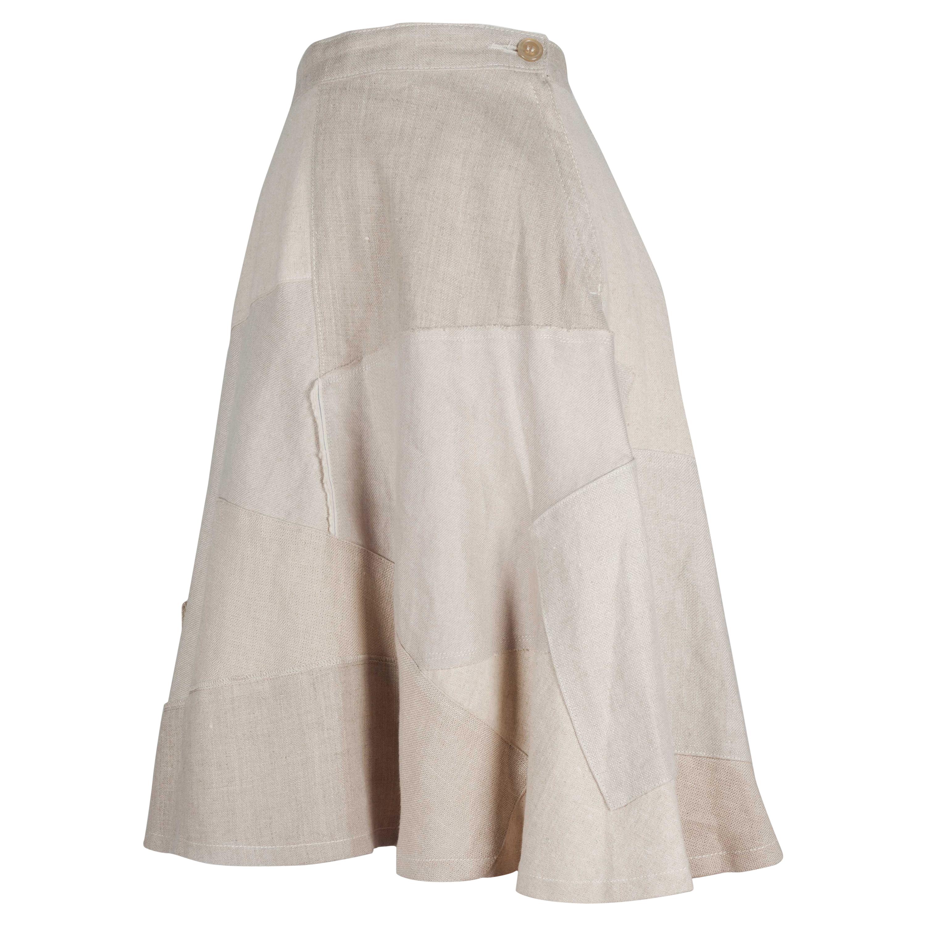 Junya Watanabe CDG Linen A-Line Skirt, 2013