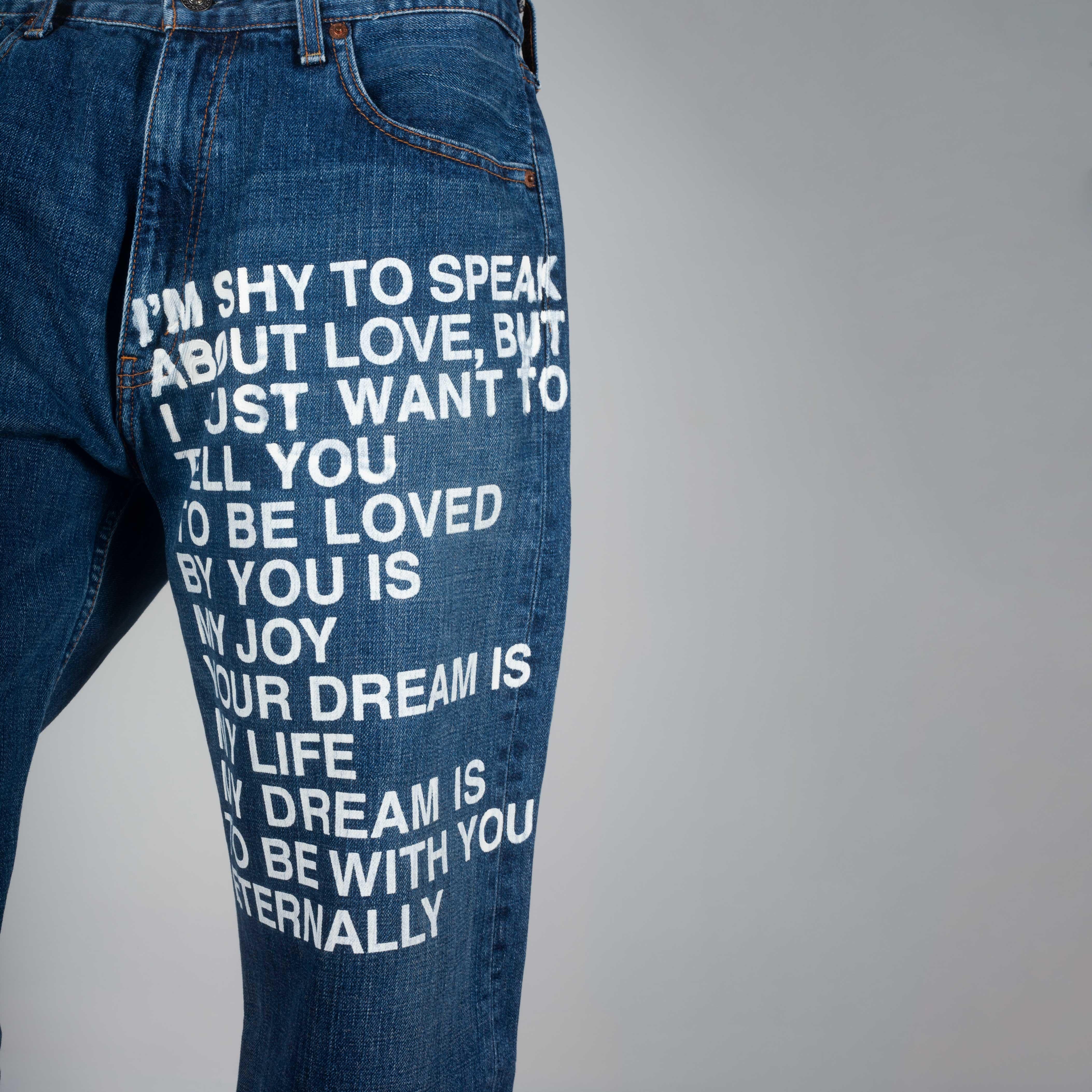 Blue Junya Watanabe CDG x Levi's Poem Jeans, 2001