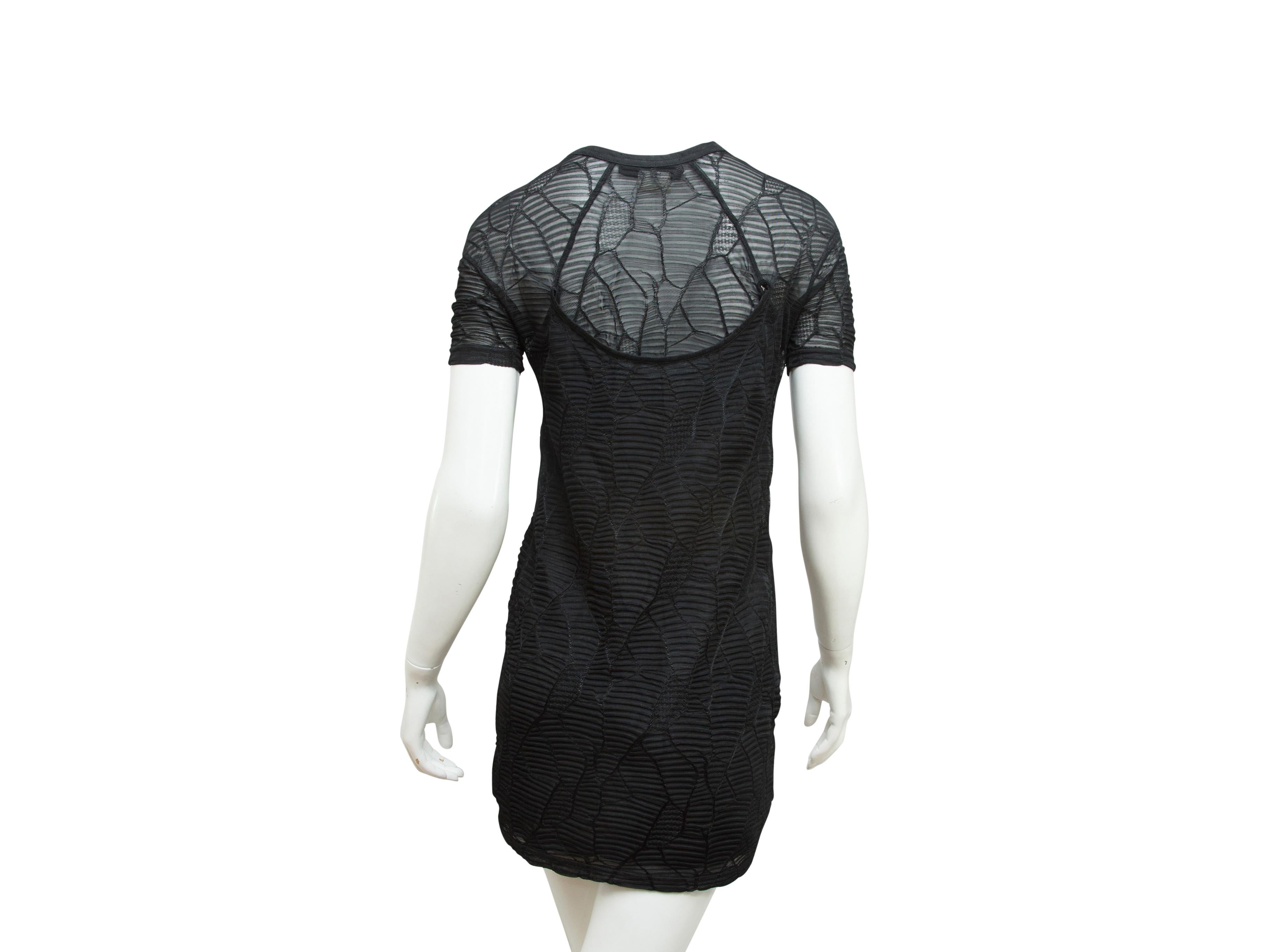 Junya Watanabe Comme des Garcon Black Tunic Top In Good Condition In New York, NY