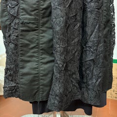 Junya Watanabe Comme des Garçons Schwarzer Spitzenrock S