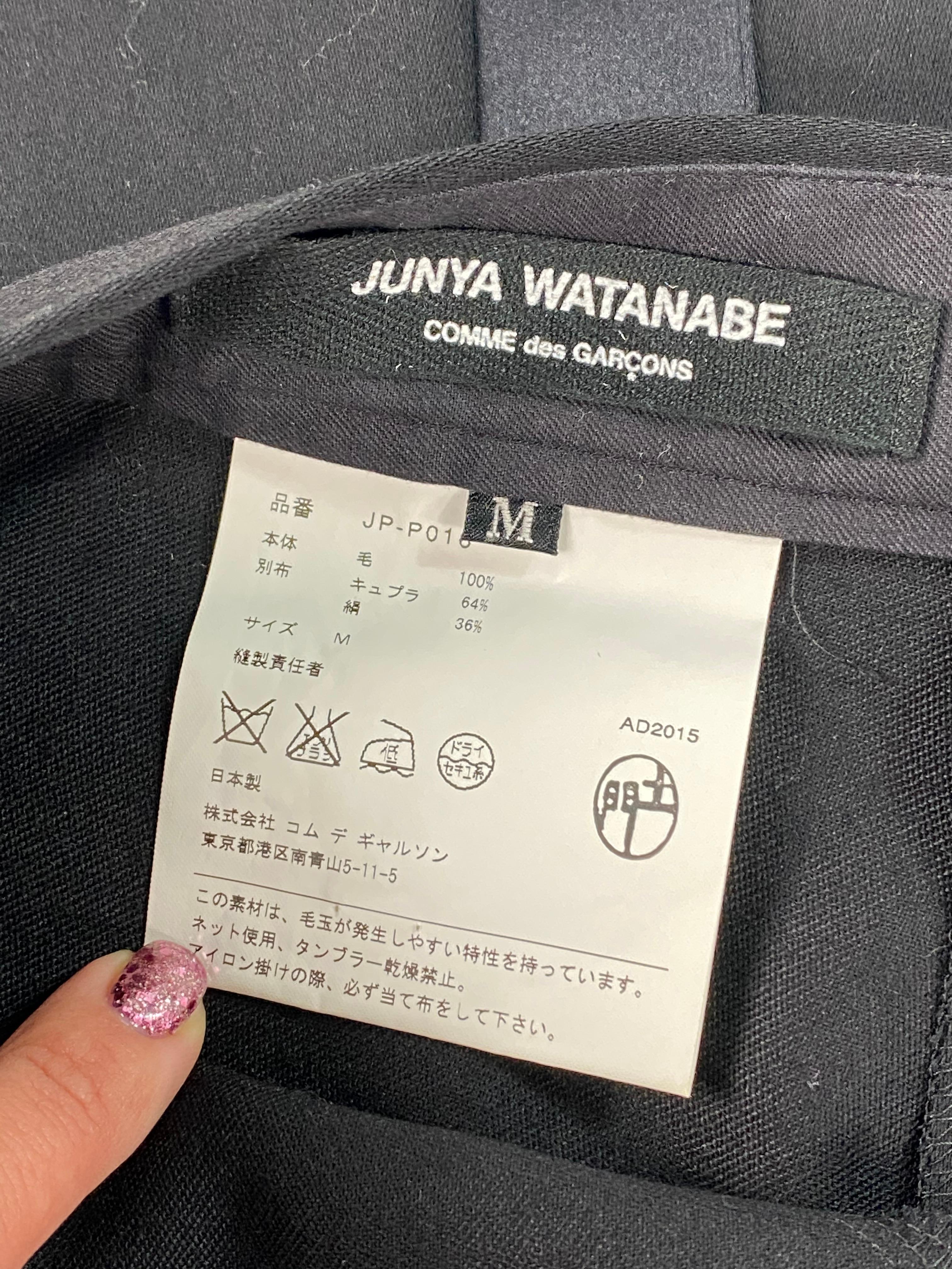 Women's Junya Watanabe Comme des Garcons Black Skirt, Size Medium For Sale