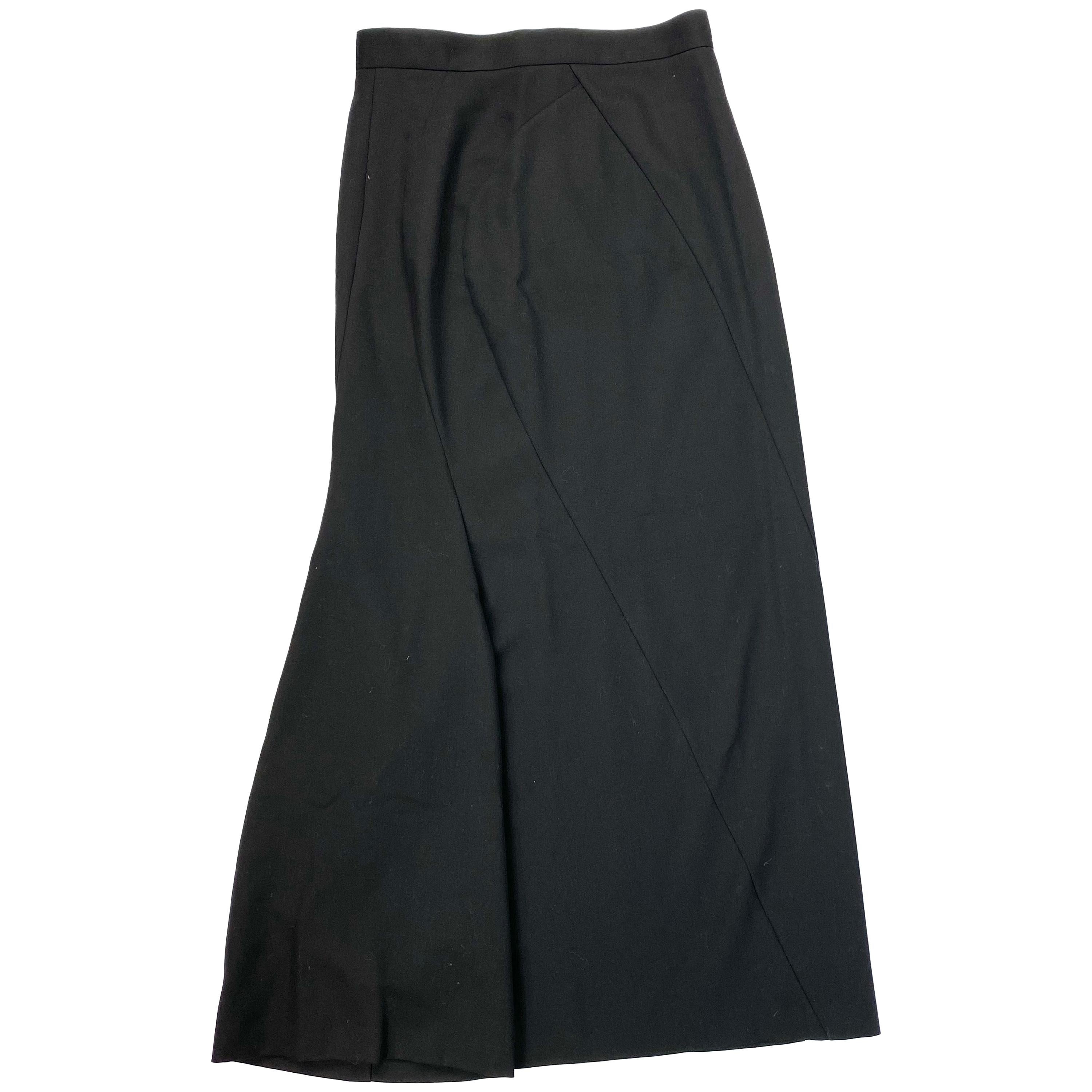 Junya Watanabe Comme des Garcons Black Skirt, Size Medium