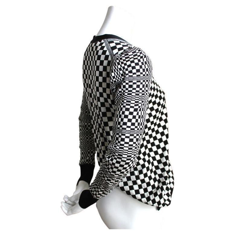 Black Junya Watanabe Comme des Garcons checkered twisted 