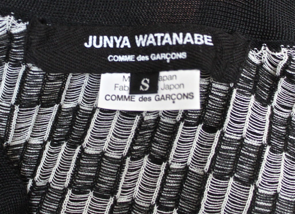 Junya Watanabe Comme des Garcons checkered twisted 