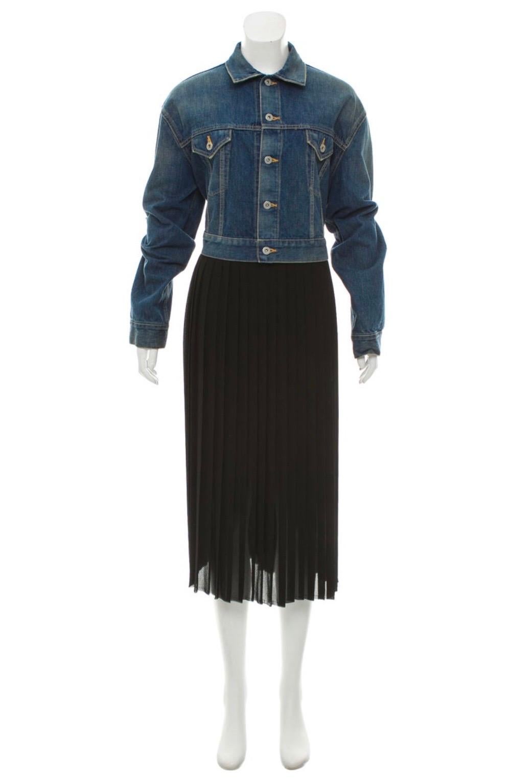 comme des garcon denim jacket