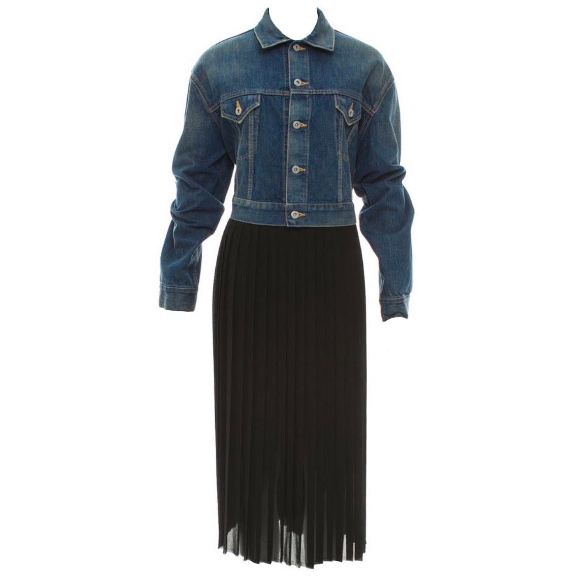 junya watanabe denim dress