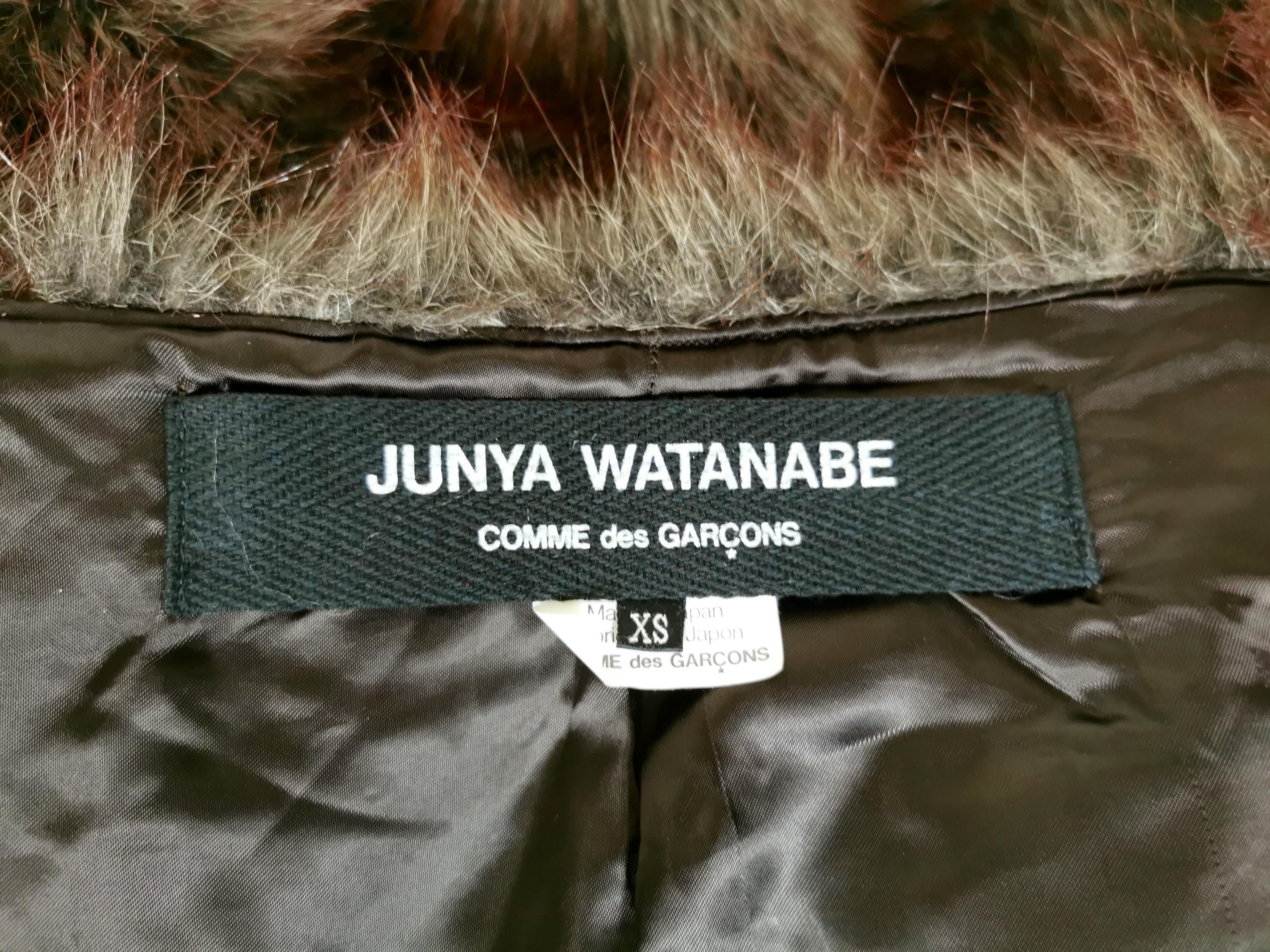 Junya Watanabe Comme des Garcons Faux Fur Ball Jacket/Shrug F/W 2011 For Sale 8