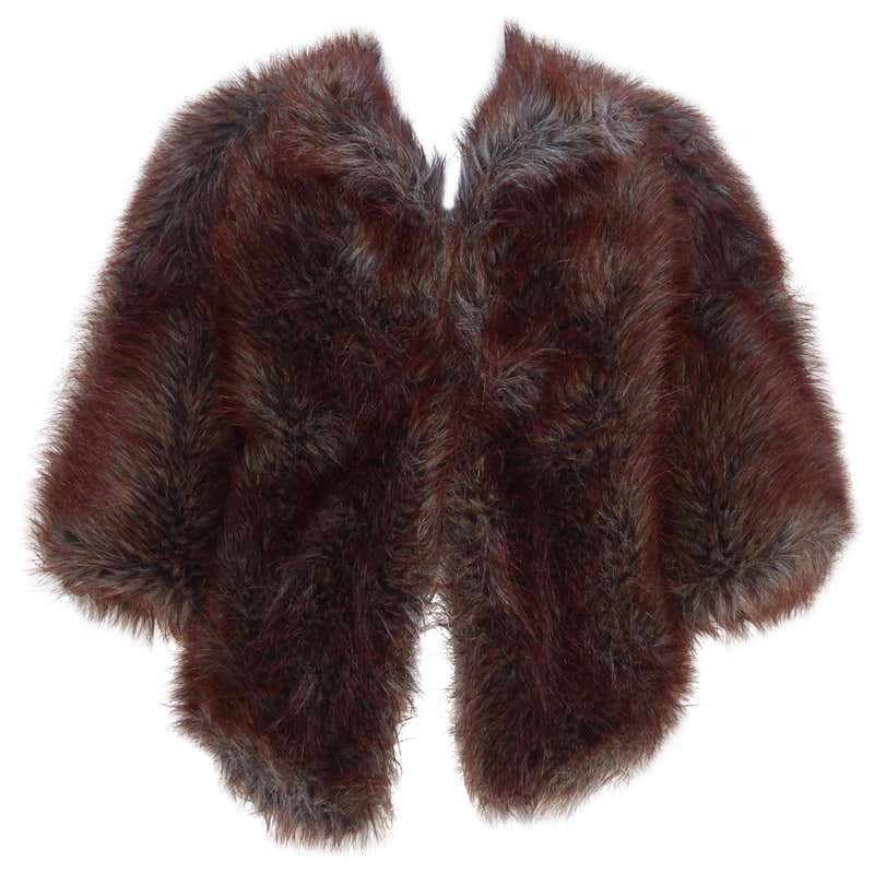 Ralph Lauren Faux Fur Waistcoat Vest For Sale at 1stDibs