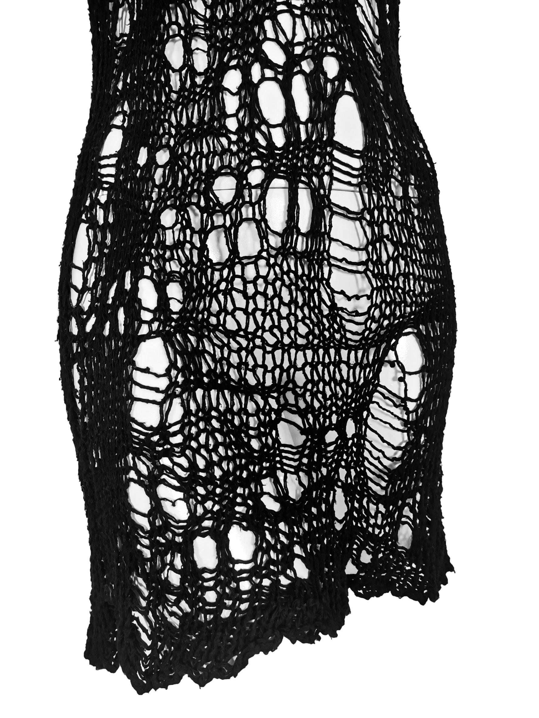 Junya Watanabe Comme des Garcons Ladder Knit Dress 3