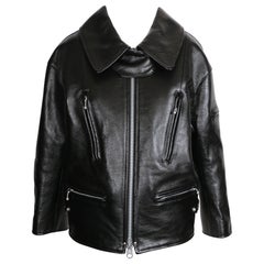 JUNYA WATANABE COMME DES GARCONS chaqueta de piel con cuello retrato - NOVEDAD