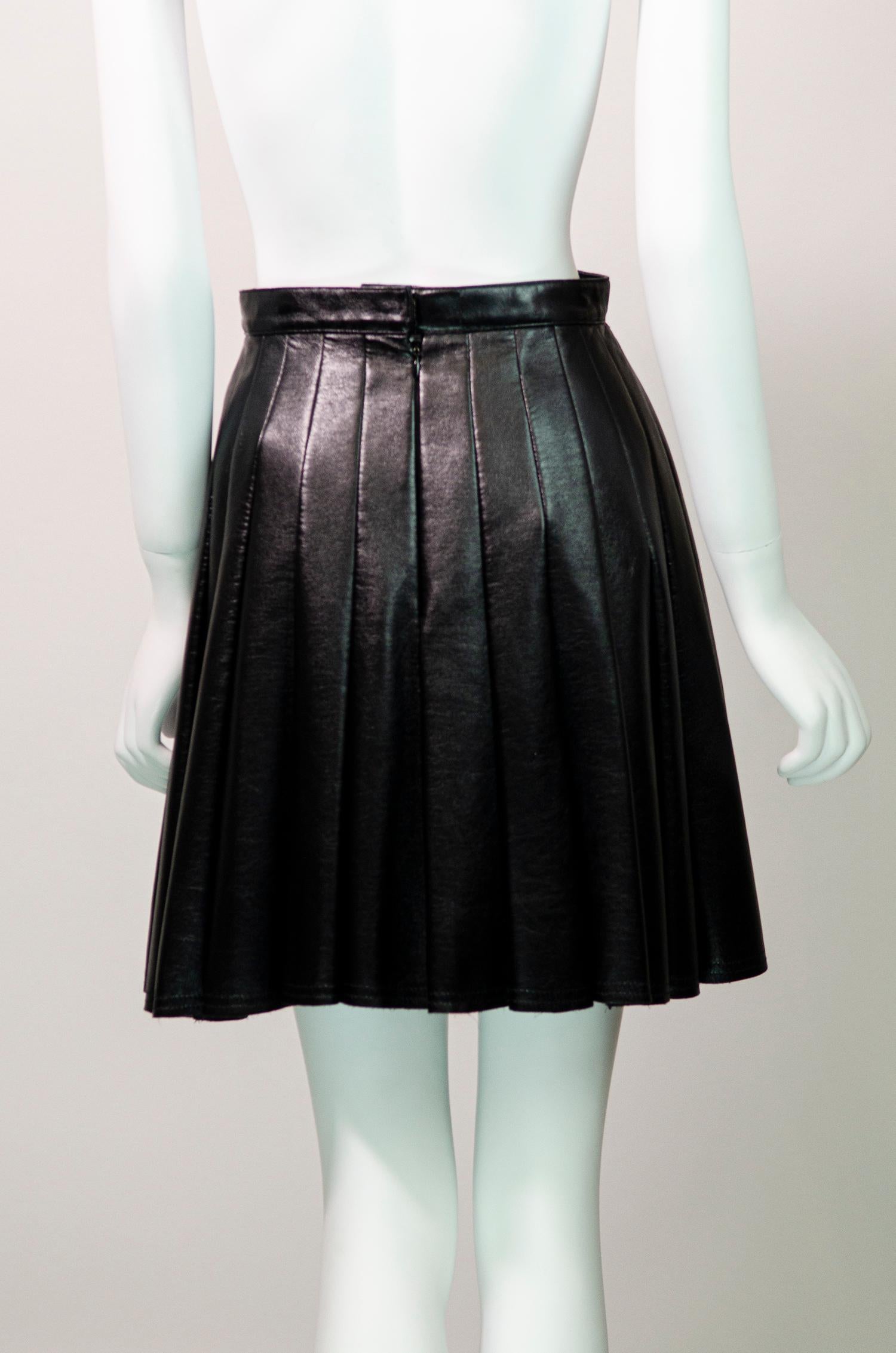 japanese leather skirt