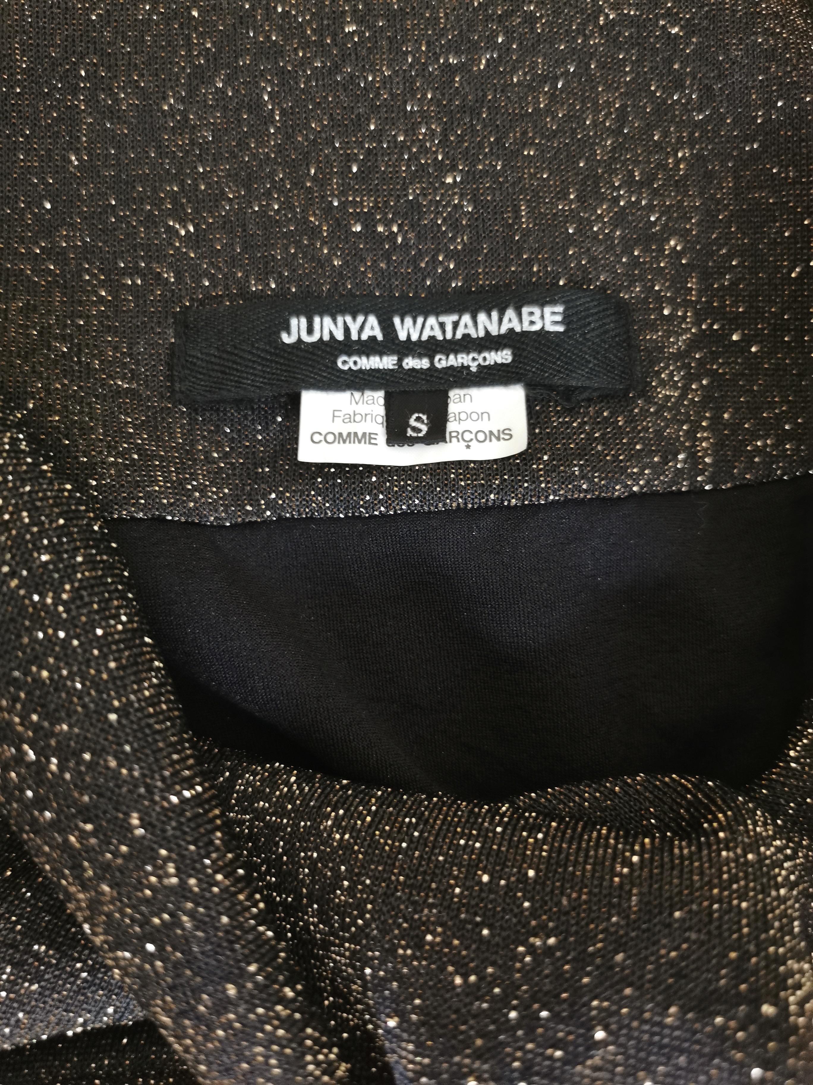 Junya Watanabe Comme des Garcons Lurex Cocoon Top with Extended Neck AD2008 For Sale 12