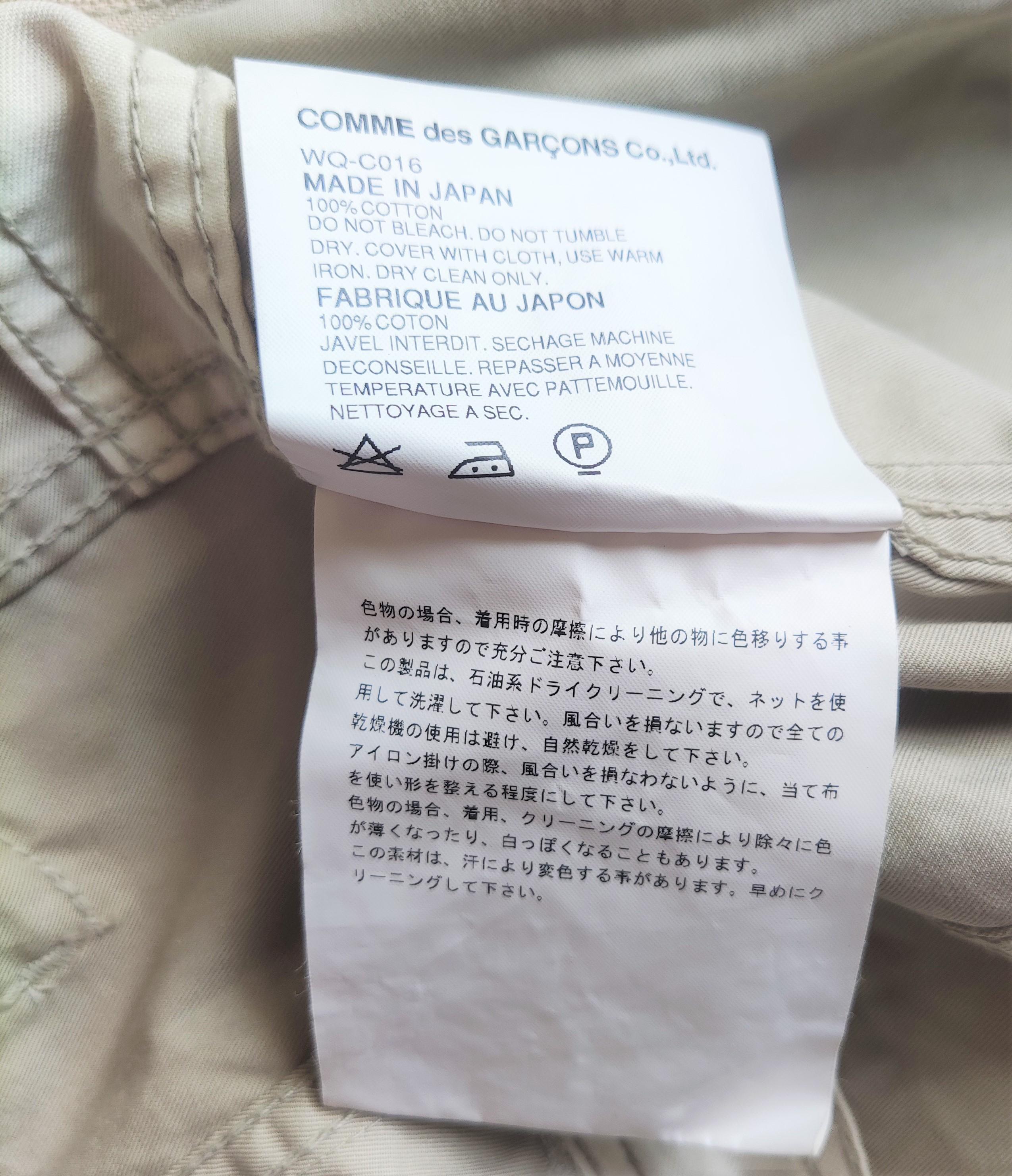 Junya Watanabe Comme des Garcons Man Working Hardwork Jacket Trench Coat For Sale 6