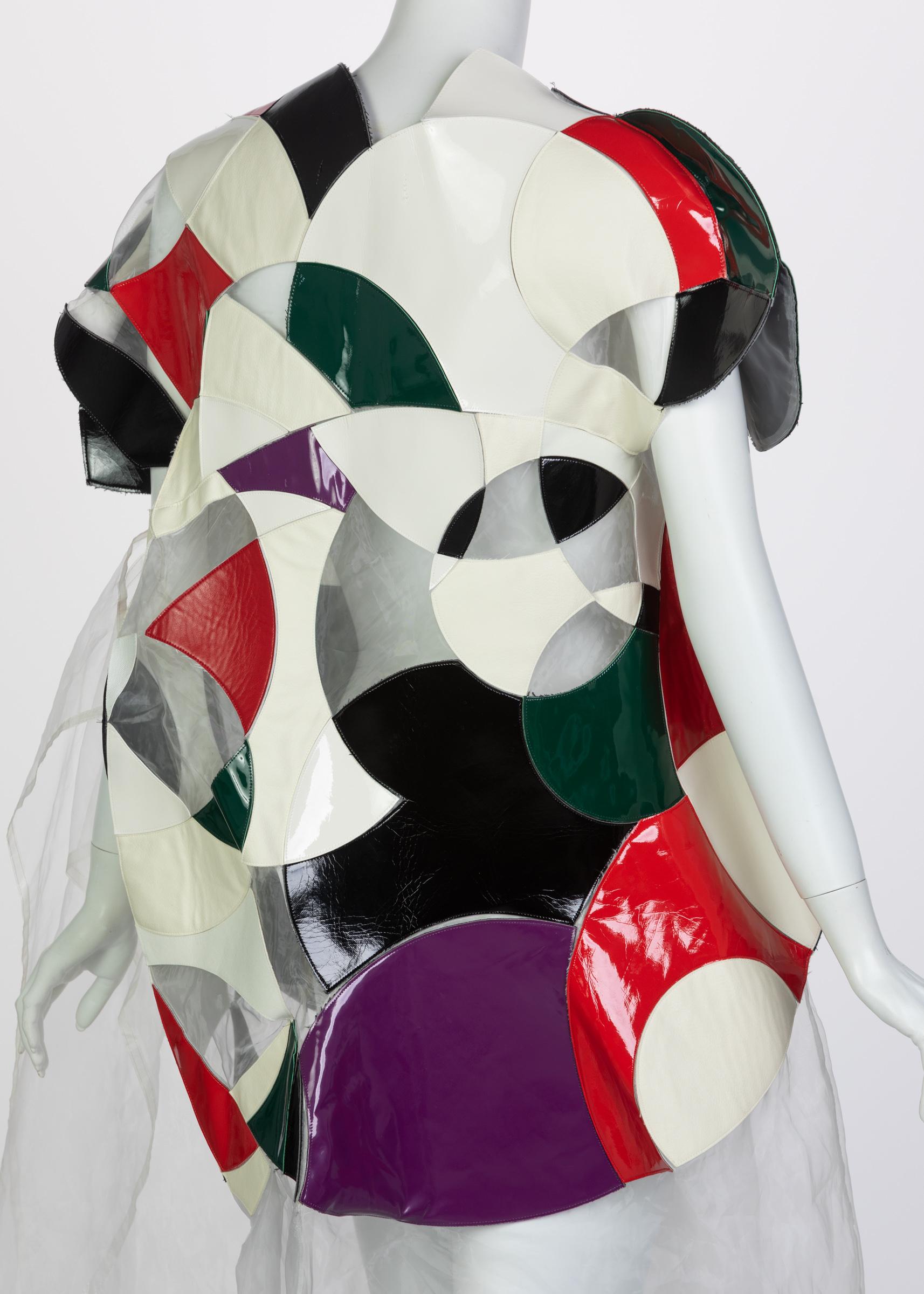 Women's Junya Watanabe Comme des Garcons Orphic-Cubism Dress Runway, 2015