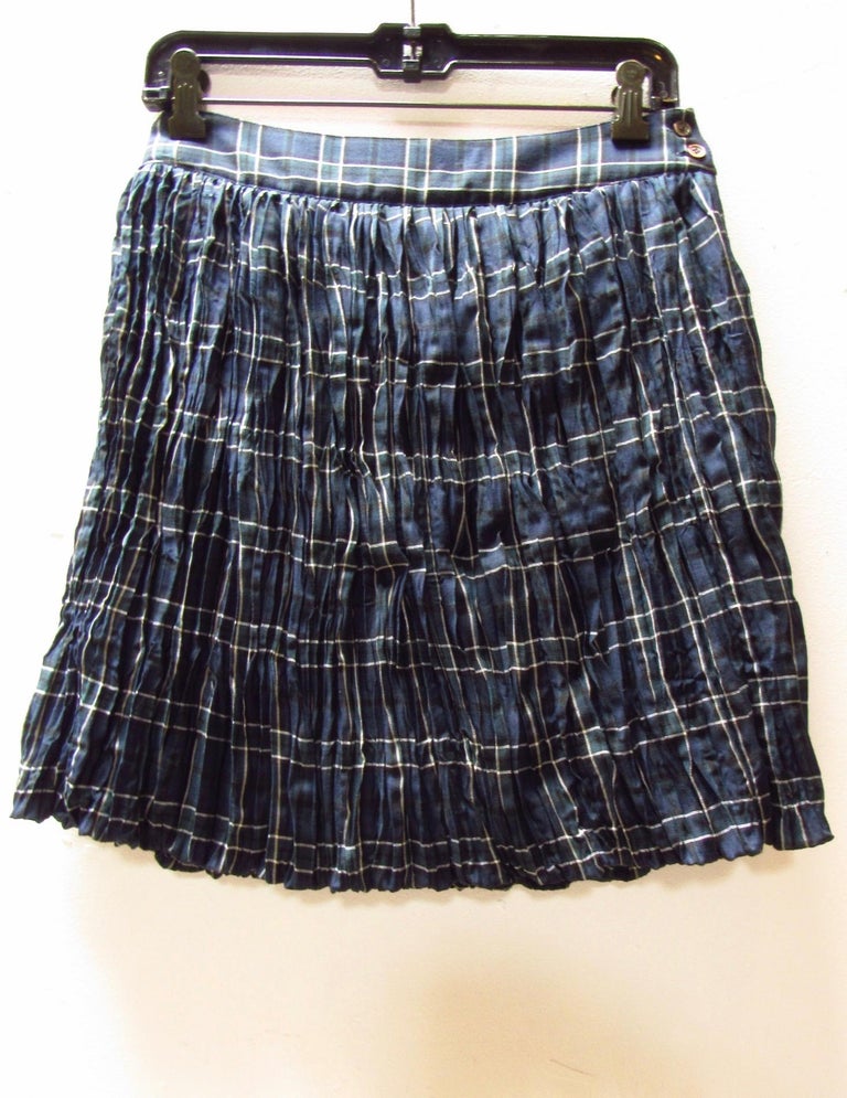 スカート COMME DES GARCONS Women Mini Skirts GES036 BLUE Comme Des Garcons Hem Skirt XS Blue Women's Designer Used | eBay