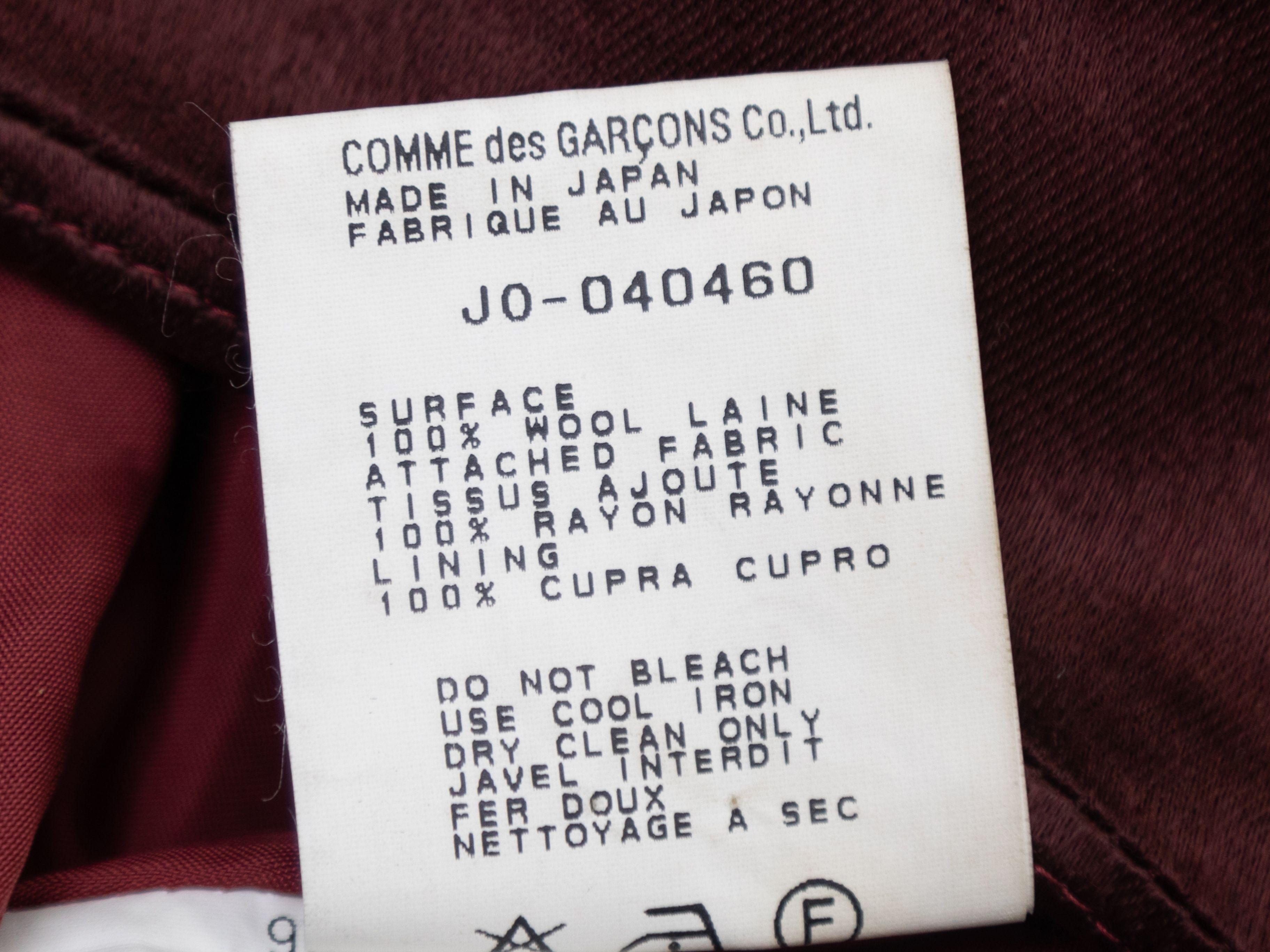 Junya Watanabe Comme Des Garcons Red 1996 Dress In Good Condition In New York, NY