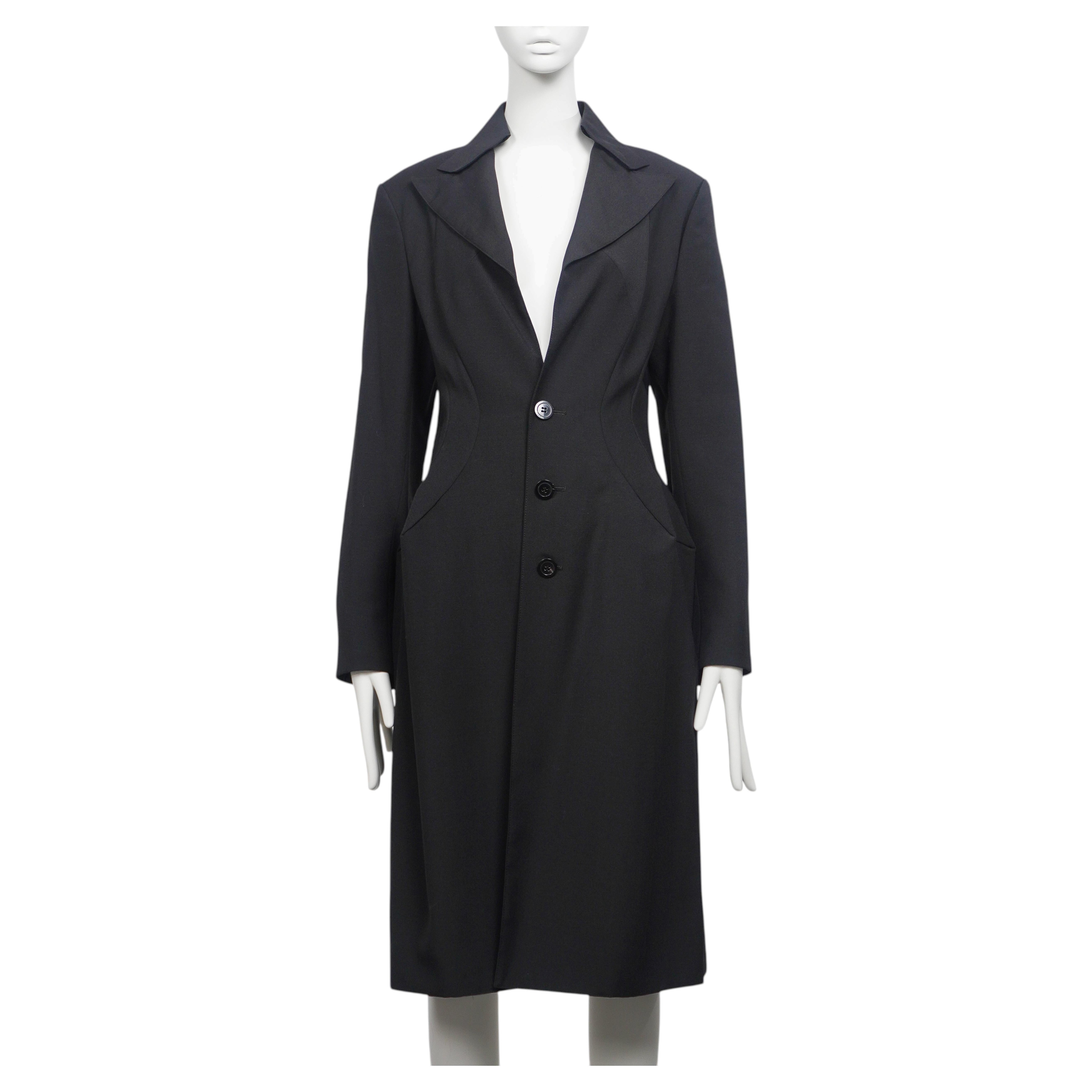 Junya Watanabe for Comme des Garcons 2003 Frayed Hem Coat and