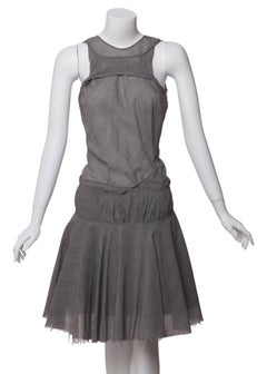 Junya Watanabe Comme des Garçons  Sculpted Cutout  Plaid Dress