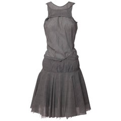 Junya Watanabe Comme des Garçons  Sculpted Cutout  Plaid Dress