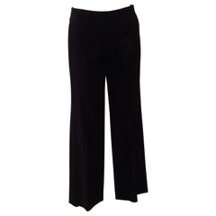 Junya Watanabe Comme des Garçons Pantalone dritto in lana nero