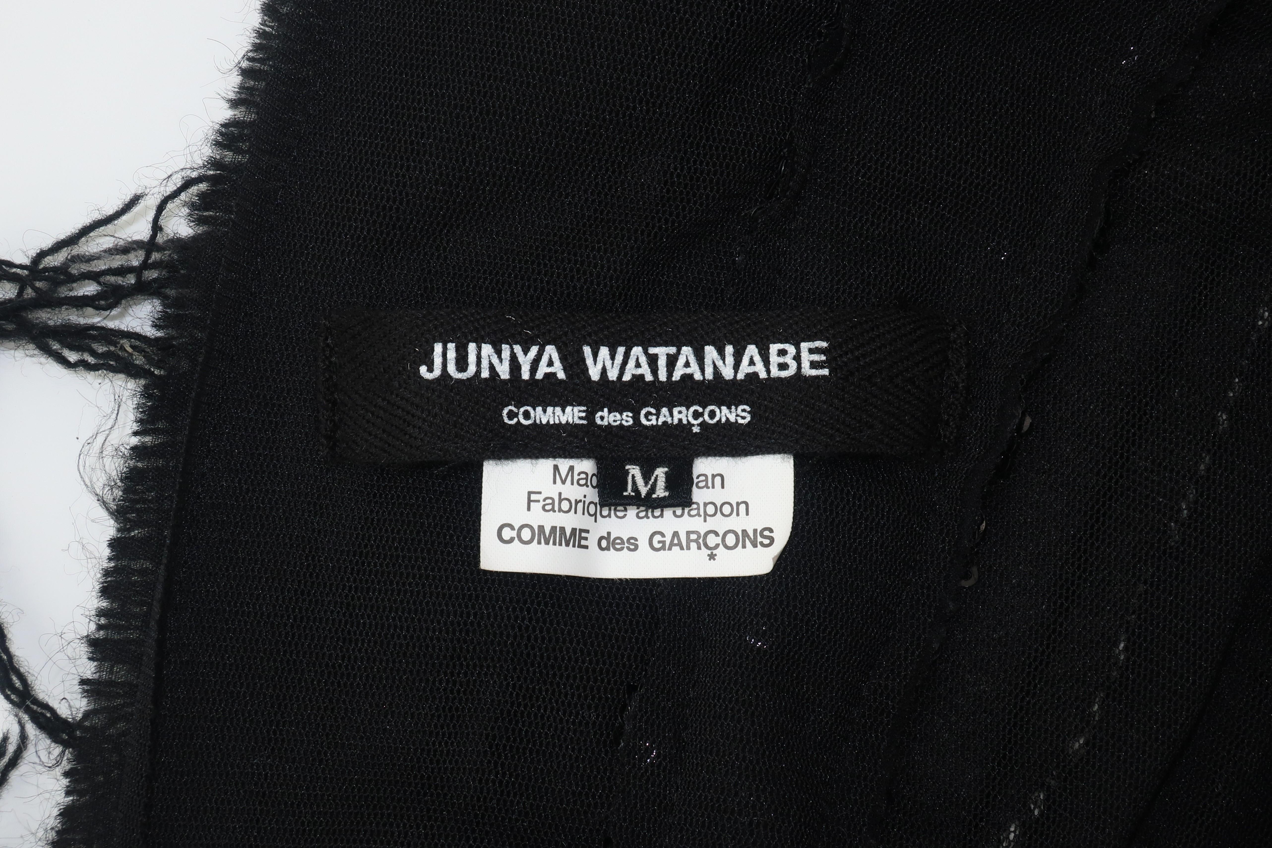 Junya Watanabe Comme des Garcons Deconstructed Wool Tweed Dress 10
